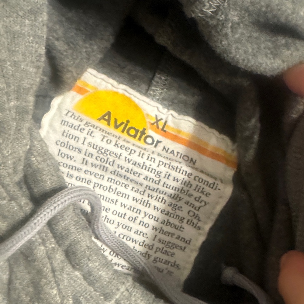 Aviator Nation Gray Cowl Neck Sweater - Picture 4 of 6